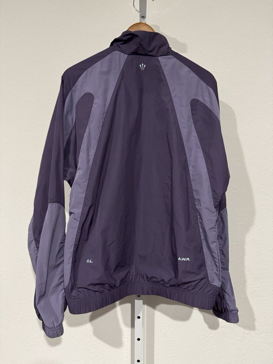 Nike x Nocta Drake Track Jacket Mens M Purple Nylon Full Zip Nike x Nocta Drake Track Jacket Mens M Purple Nylon Full Zip