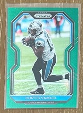 2020 Panini Prizm Curtis Samuel #235 Green Parallel Carolina Panthers
