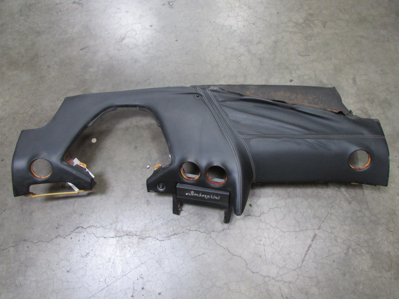 Lamborghini Murcielago, Dash Panel, Black Leather, Used P/N 0069013999