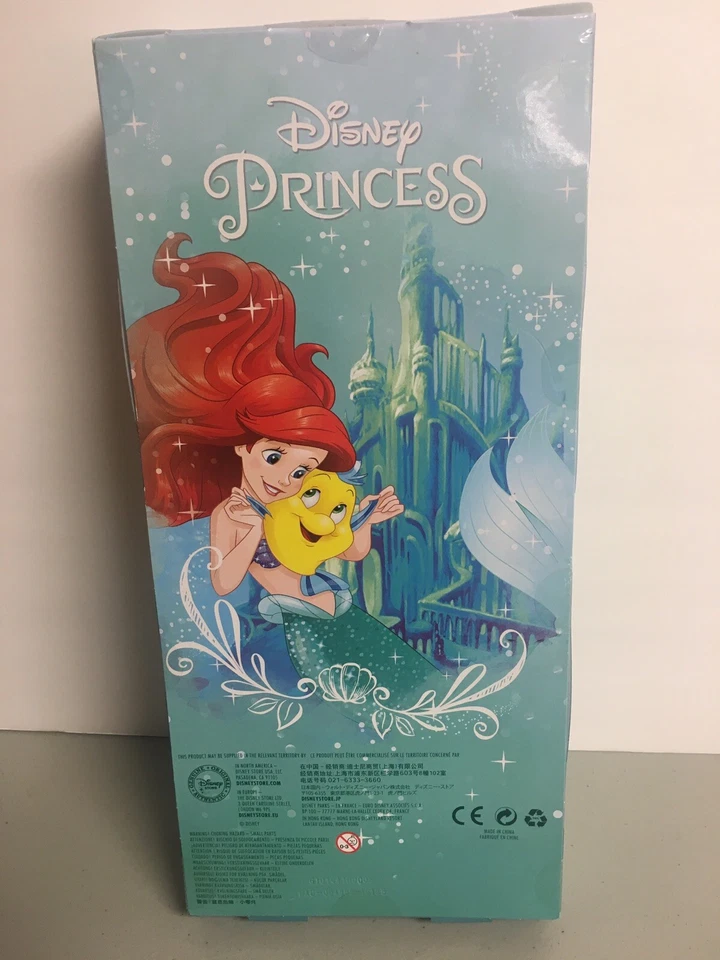 Muñeca Disney Clásica Princesa Ariel Incluye Platija - de Sirenita - NUEVA Foto 2 de 4