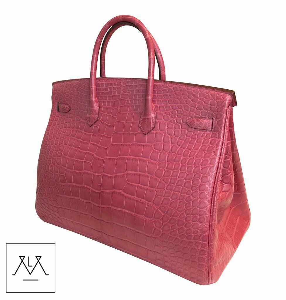 Hermès Alligator Birkin Bag Fuchsia 40cm