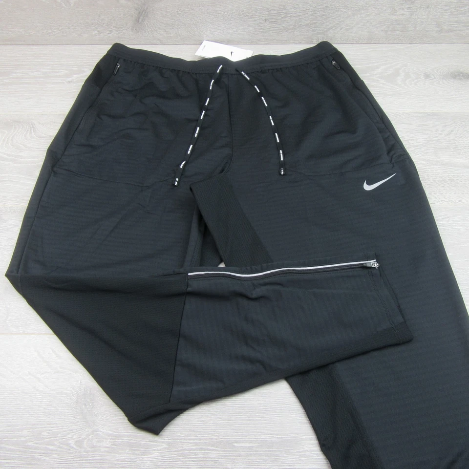 Nike Phenom Elite Running Gym Pants Men's Size Medium Black NEW CU5504-010 - Image 2 of 4