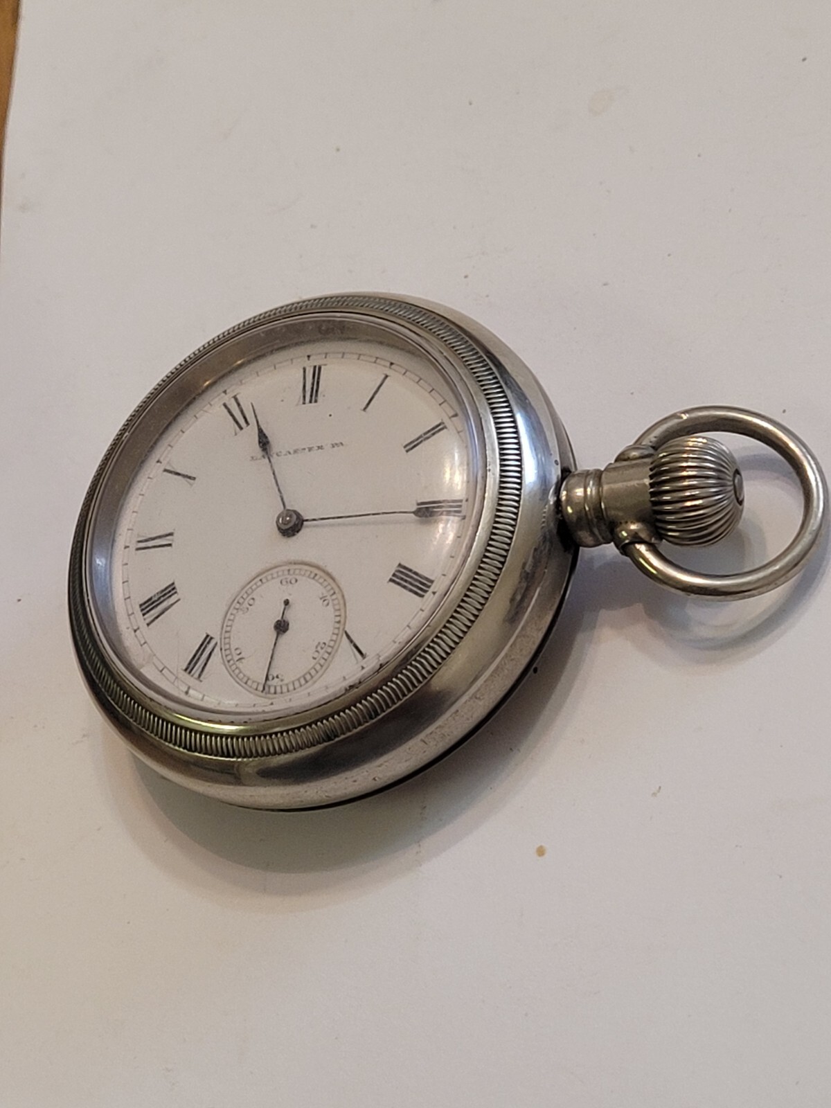 Antique 1882 Lancaster Watch New Era West End Pocket Watch Size 18s