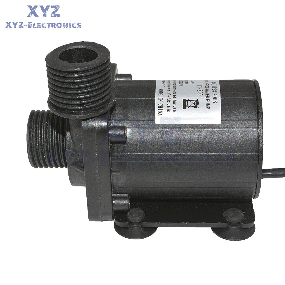 DC 12V 24V Hot Water Circulation Pump Solar Water Pump Brushless Motor ...
