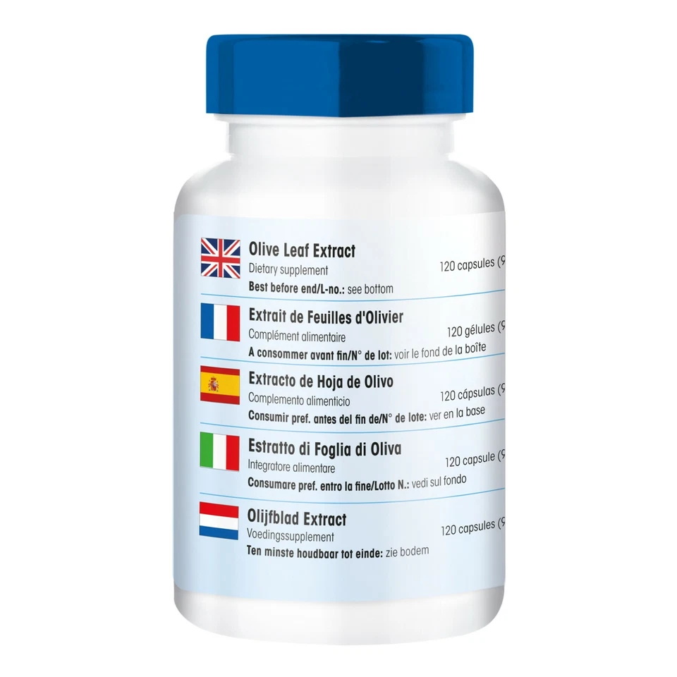 Olivenblatt Extrakt 500 mg - 120 Kapseln- 20% Oleuropein - vegan | fair & pure - Bild 2 von 4