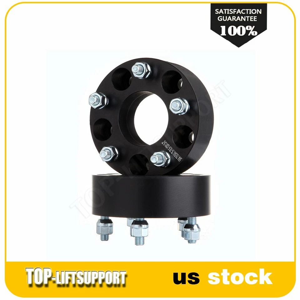 4x 2 inch 5x4.75 Wheel Spacers M12x1.5 Fits Chevy S10 Blazer Camaro GMC Sonoma Foto 3 de 4