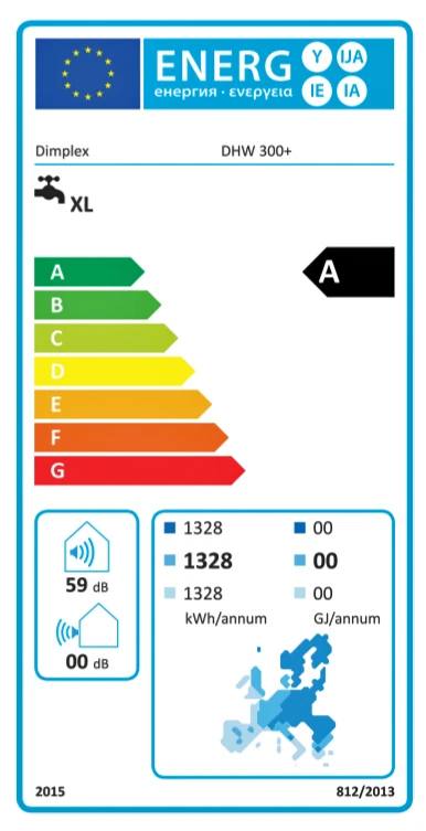 Dimplex DHW heat pump BWP 30 HS m. 290 Ltr. Successor item DHW 300+ | eBay