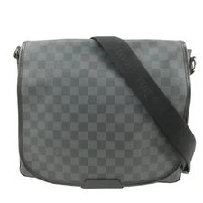 Louis Vuitton Damier Graphit Daniel MM Shoulder Bag N58029 Auth Used