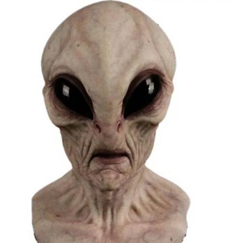 Masque Alien Roswell Cosplay adulte extraterrestre Déguisement Halloween Xfiles - Photo 6 sur 10