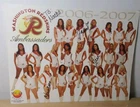 NFL Washington Redskins Ambassadors Photo 2006-2007 Signed By Some Cheerleaders
