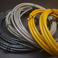 Jagwire Metalilc Cable Housing Titanium 4.5mm Derraileur 2100mm with End Caps