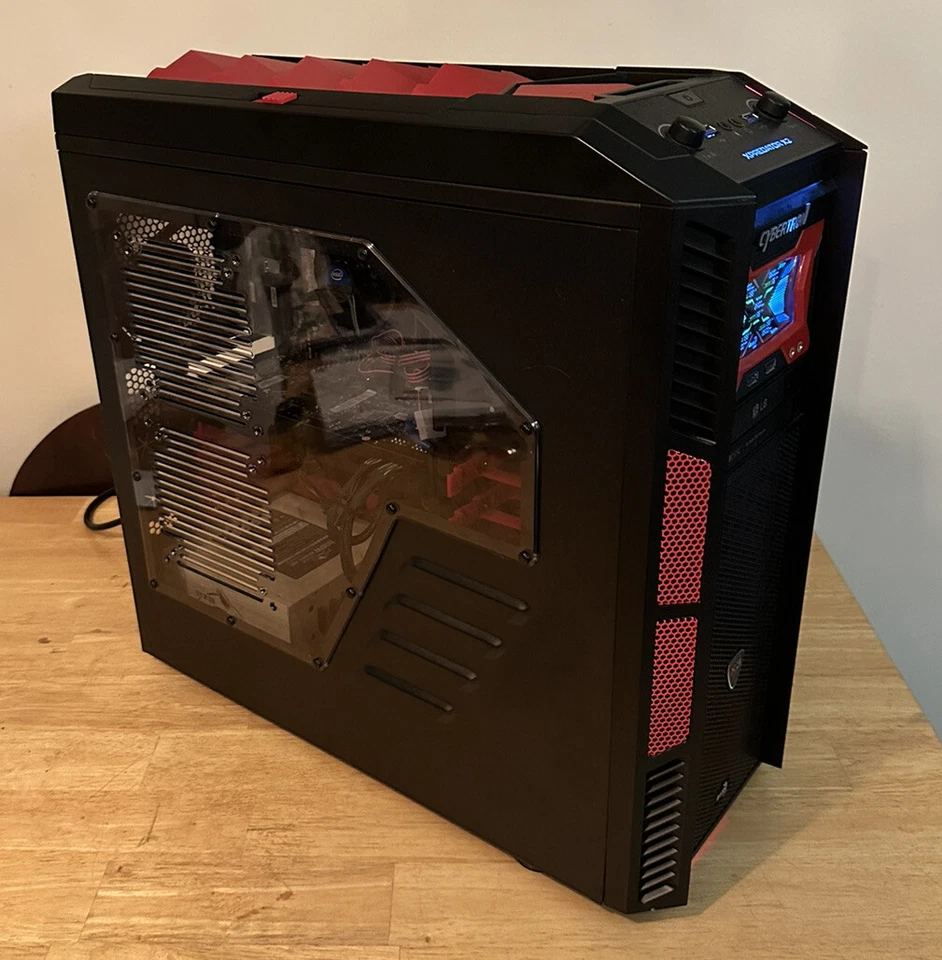 CybertronPC Gaming PC Intel I5-4670K 3.4GHz 16GB RAM SSD 120GB+HDD 2TB Win10 - Image 2 of 4