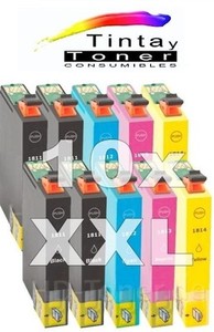 10 CARTUCHOS DE TINTA COMPATIBLE NON OEM PARA EPSON XP 312 | XP 315  T1811/2/3/4 | eBay