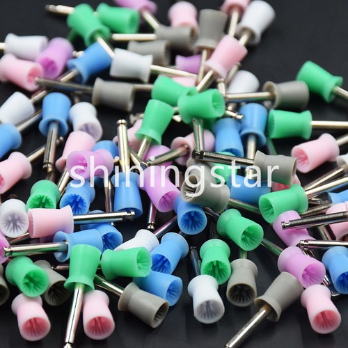 Webbed Dental Rubber Polishing Cup Prophy Bowl Brushes RA Latch Screw Snap-on - Picture 20 of 76