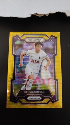 panini prizm Premier League Hueng-Min Son Gold Pulsar 2/10 | eBay