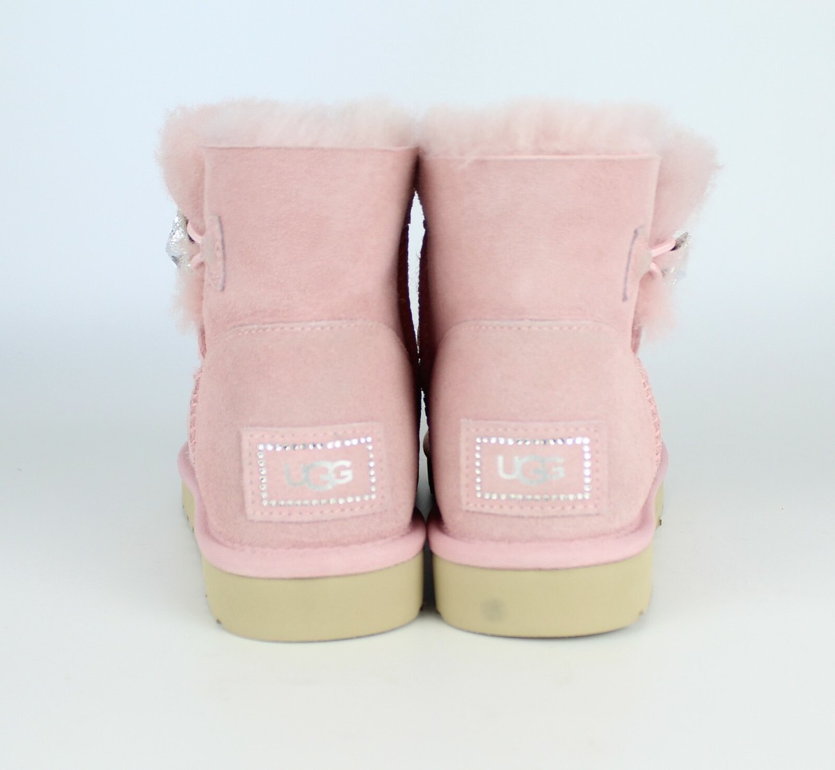 NEW UGG Mini Bailey Button Bling Suede Boot, US 6 | eBay