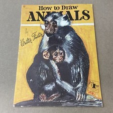 Walter Foster Art Book How To Draw Animals Instructional Draw Paint 12