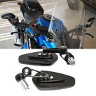 Pair 7/8" 22mm Bar End Mirrors Arrow Rearview For Suzuki GSX-S750 GSXS750 SV650