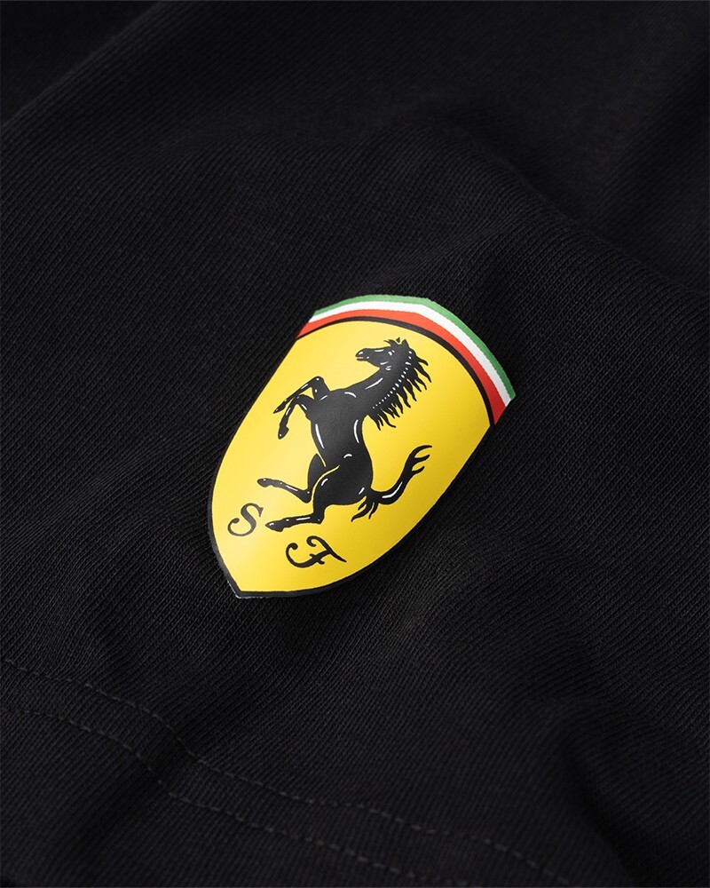 Scuderia Ferrari Hypercar Le Mans Men's Under T-Shirt - White/Black