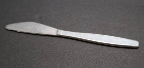 Metall Mini Messer 4,5" Italien Vintage Mid Century um 1950 Spiel Sammlerstück - Bild 2 von 6