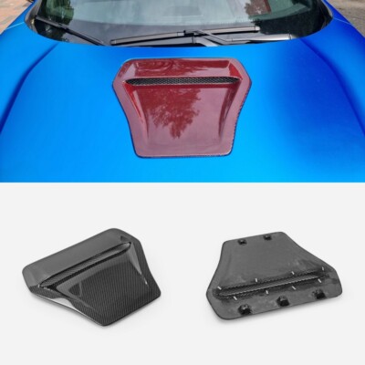For Honda Civic FK8 TypR 17+ Front Hood Vent Scoop Air Duct OE Type Carbon Fiber