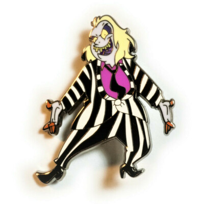 Beetlejuice Animated Series 80s 90s Cartoon Hat Jacket Tie Tack Lapel Pin