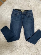 Democracy  AB  Technology Women  s Sz 4 Blue Skinny Stretch Ankle Jeans EUC