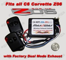 2006 - 2013 C6 Z06 Corvette Mild To Wild Npp Exhaust Control - Free Usa Shipping 2006 - 2013 C6 Z06 Corvette Mild To Wild Npp Exhaust Control - Free Usa Shipping