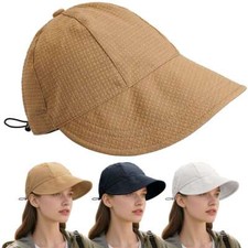 Women Summer Wide-brimmed Sun Hat Anti-Uv Beach Visor Caps Outdoor Casual Hat