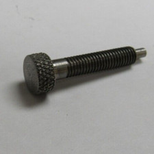Lot of 4 303 Stainless 10-32 Knurled Head Thumb Screws 1-1/4" Long Tip