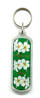 Vintage Plumeria Plant Flower Leis Maui Hawaii Keychain Keyring — photo 2