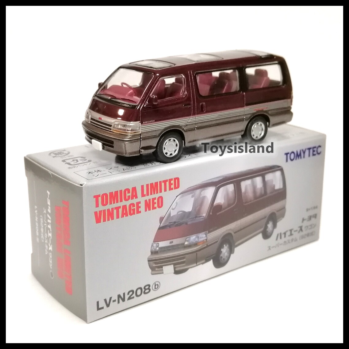 ホビーラジコン TOMITECH TOYOTA HIACE WAGON TOMY Tomica Limited Vintage NEO LV-N208b TOYOTA HIACE WAGON SUPER
