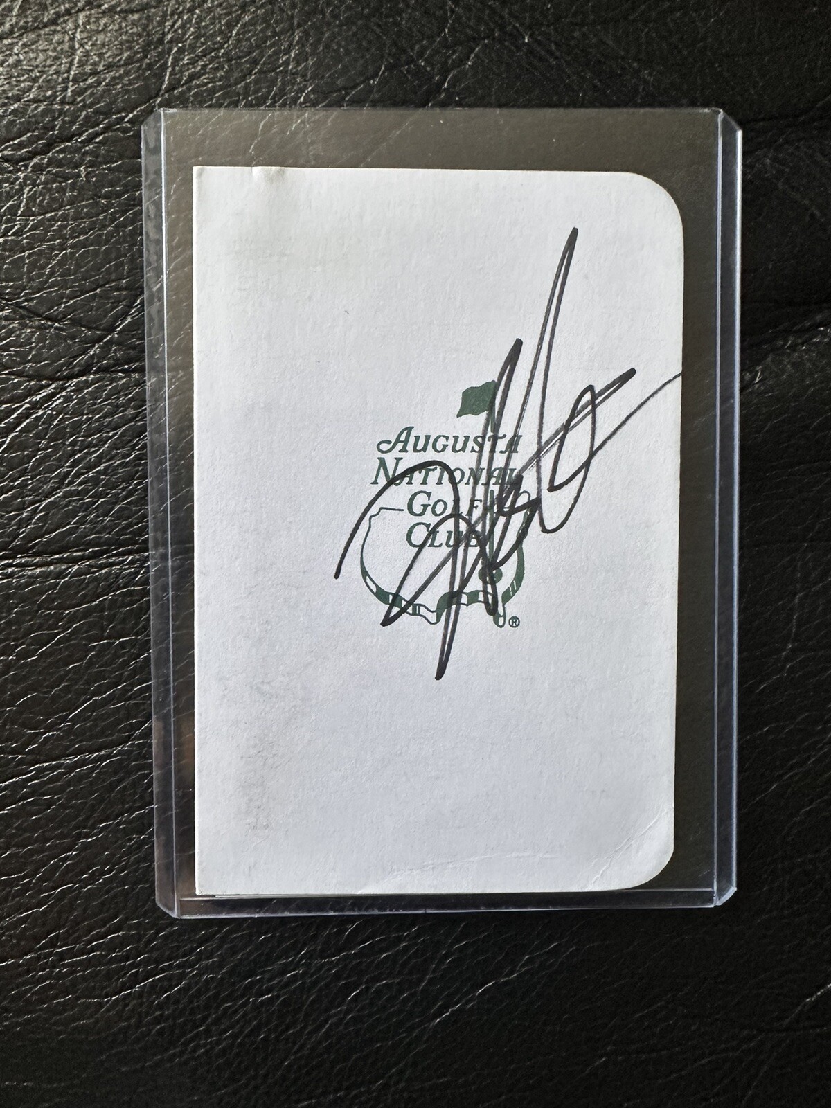 Hideki Matsuyama Autographed Signed Beckett Masters Augusta Scorecard #4 