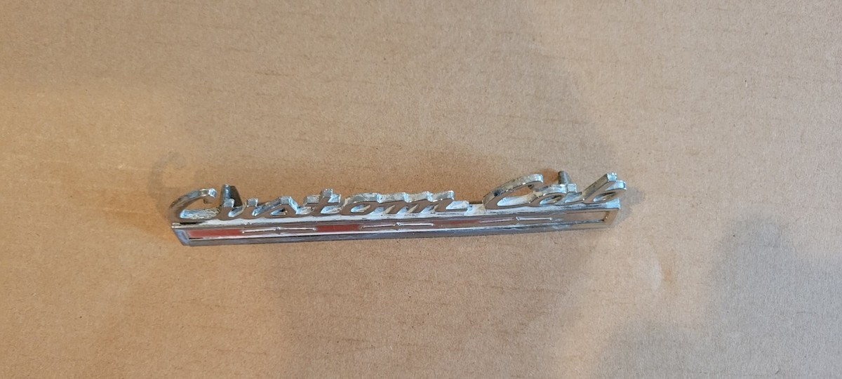 1967 FORD TRUCK CUSTOM CAB EMBLEM C7TB-8140683 FOMOCO | eBay