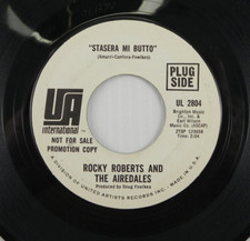 Rocky Roberts & The Airedales – Stasera Mi Butto ~ 1967 Northern Soul ~ UA Int'l