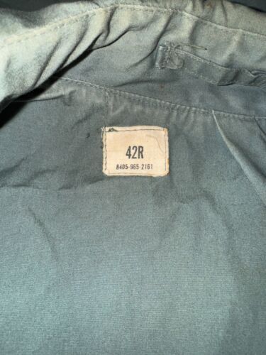 Vtg Vietnam Era Army Rain Trench 8405-965-2161 Quarpel 274 Officer Olive 42R - Picture 6 of 9