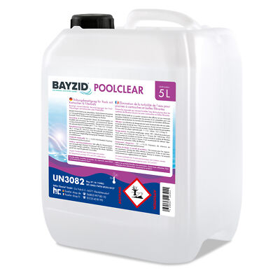 Poolclear Trübungsbeseitigung 5L BAYZID für Kartuschen & Filterballs 