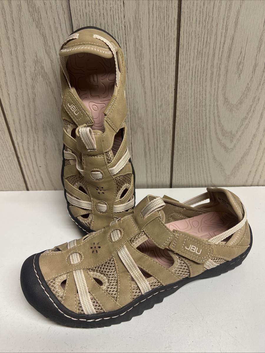 JBU by Jambu Regional Water Ready Shoes Womens M Sport Water Sandals Tan