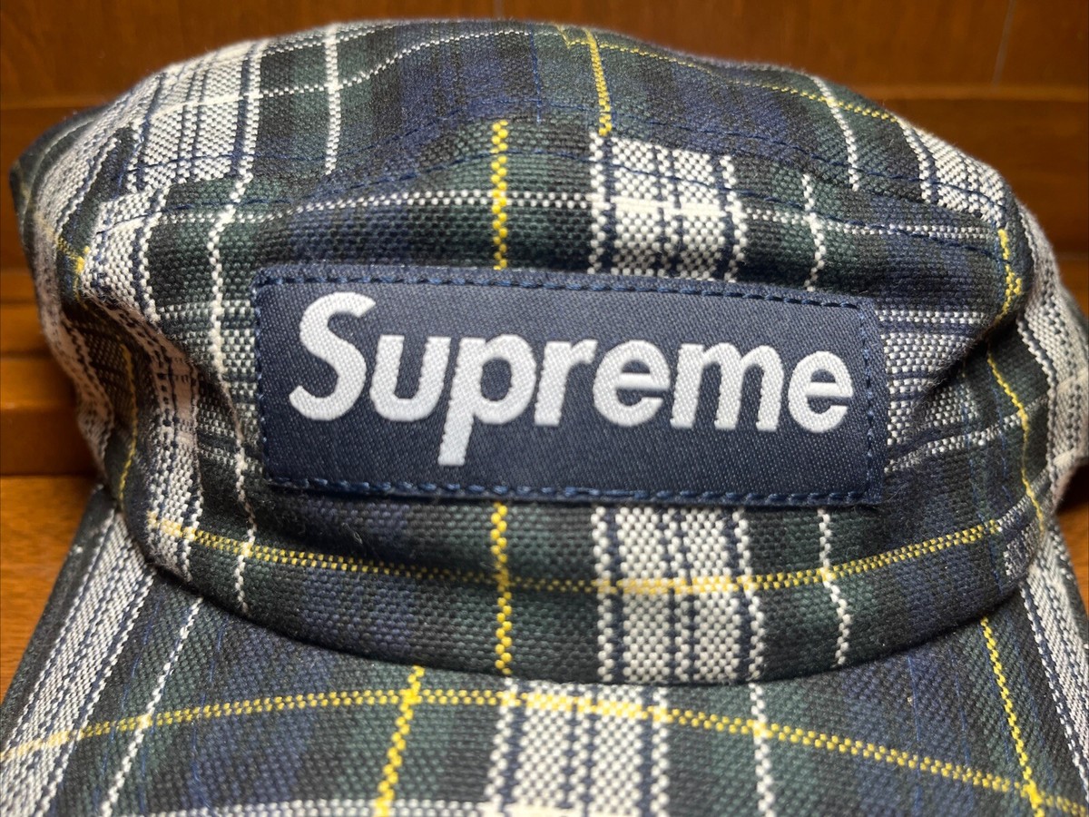 帽子 Supreme Printed Ombre Plaid 5-panel cap Supreme Printed Ombre Plaid 5-Panel Cap Black OS F/W 14 | eBay