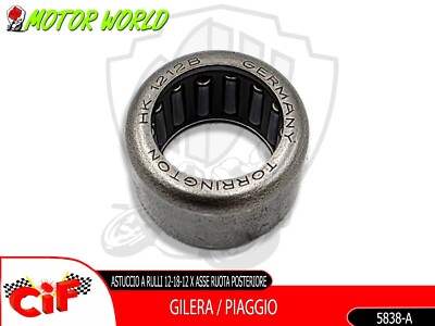 Fall A Rollen 12 X 18 X Achse Hinterrad Gilera Typhoon 50 1994