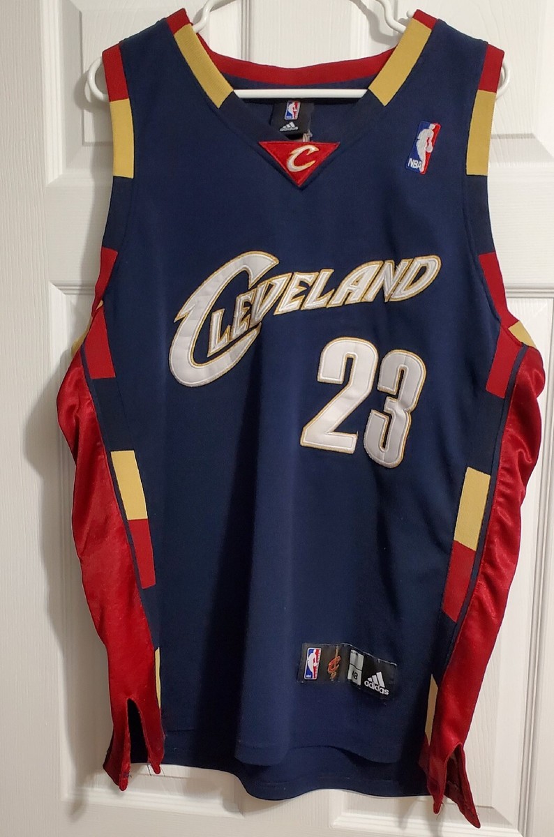 Lebron James AUTHENTIC Adidas Cleveland Cavaliers Jersey #23 Sz 48