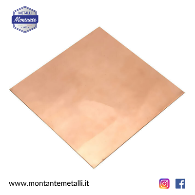 Lamiera Rame 500x250mm - Spessore 0,5mm, Alta Qualità, Made In Italy - Foto 2