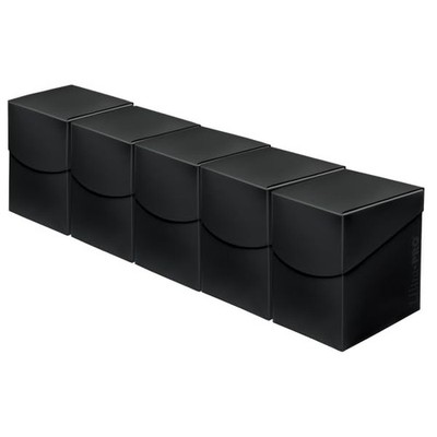 Ultra Pro - Jet Black Eclipse Karten Deck Box, 5er Set - Schützen & Aufbewahren Sie Ihre