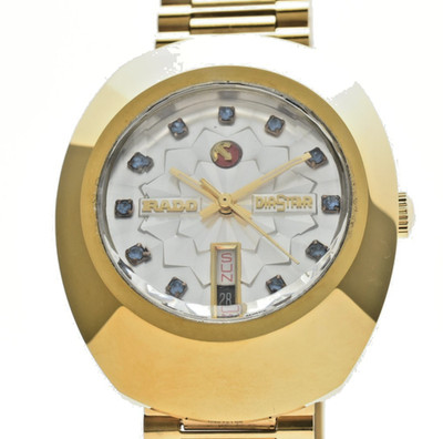  【N MINT】 RADO DIASTAR 648.0413.3 Day Date Gold  Automatic Mens Watch JAPAN