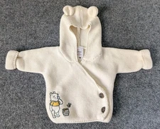 Baby Hanna Andersson Disney Winnie The Pooh Cotton Sweater Cardigan 0-3 mo 50 cm