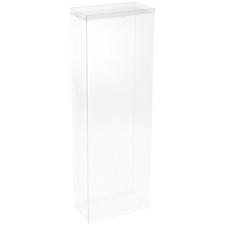 DollSafe Clear Folding Display Box for 14-16.5 inch Dolls, 6" W x 3" D x 17" H