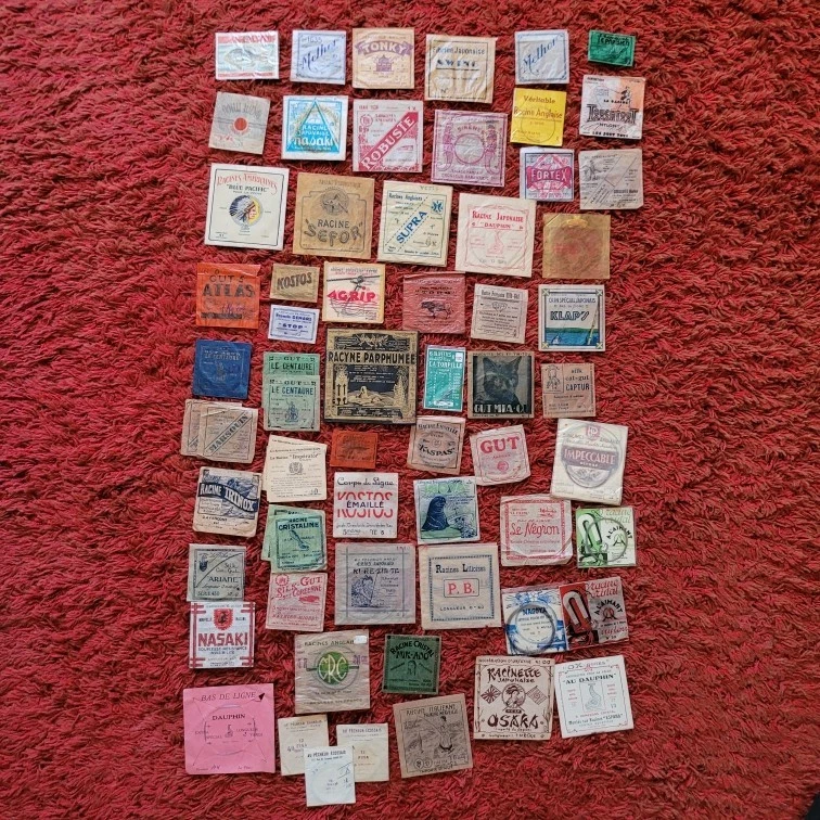 Lot pochettes de peche anciennes - Photo 1/1