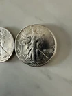 (2) 1940 P 50C WALKING LIBERTY SILVER HALF DOLLARS UNCIRCULATED
