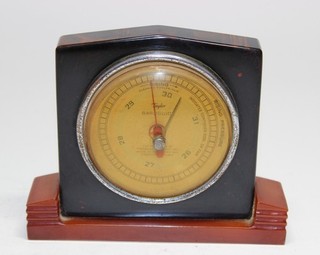 MARBLED BAKELITE/CATALIN TAYLOR BAROGUIDE BAROMETER
