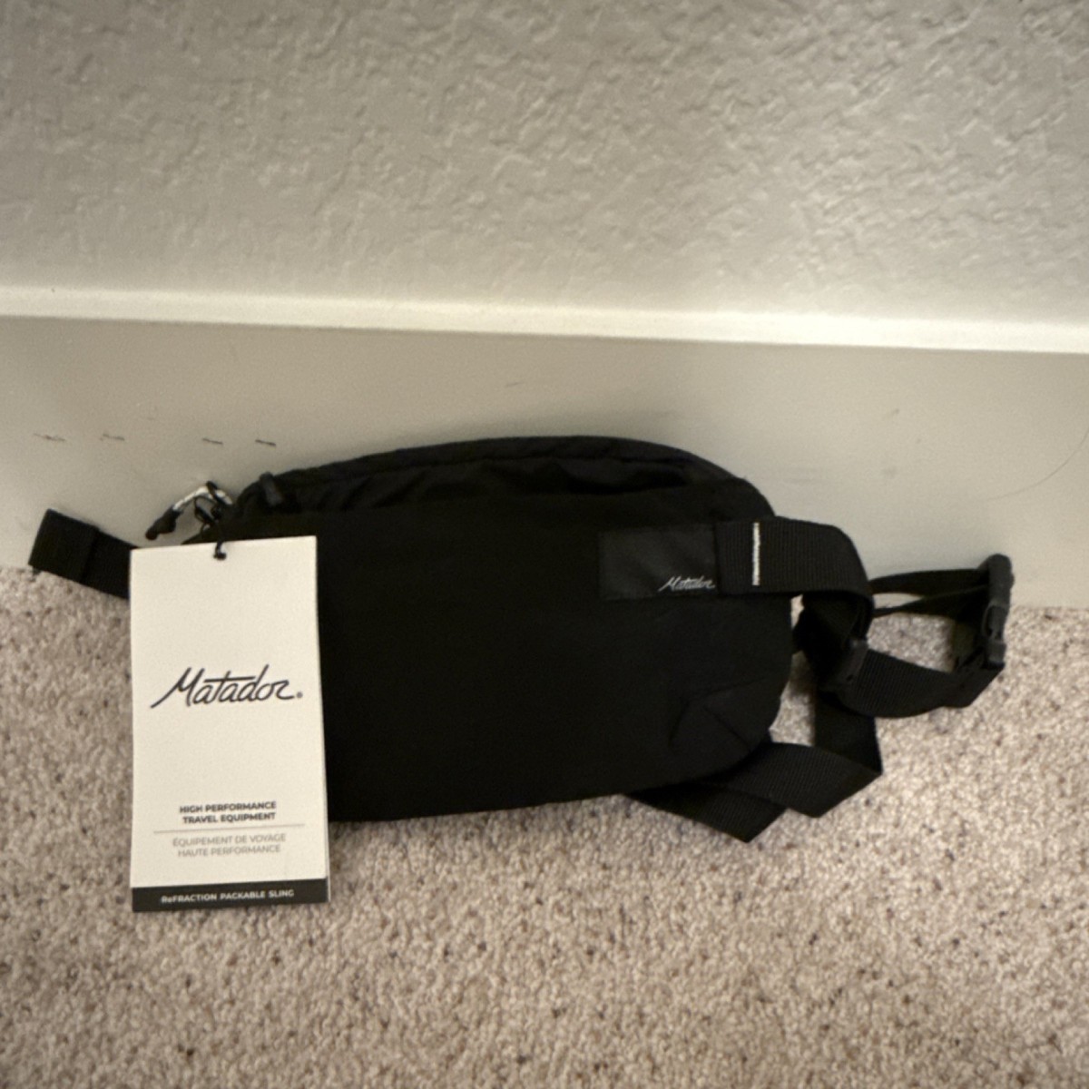 Matador ReFraction Packable Sling Waist Pack Black Zip Travel | eBay